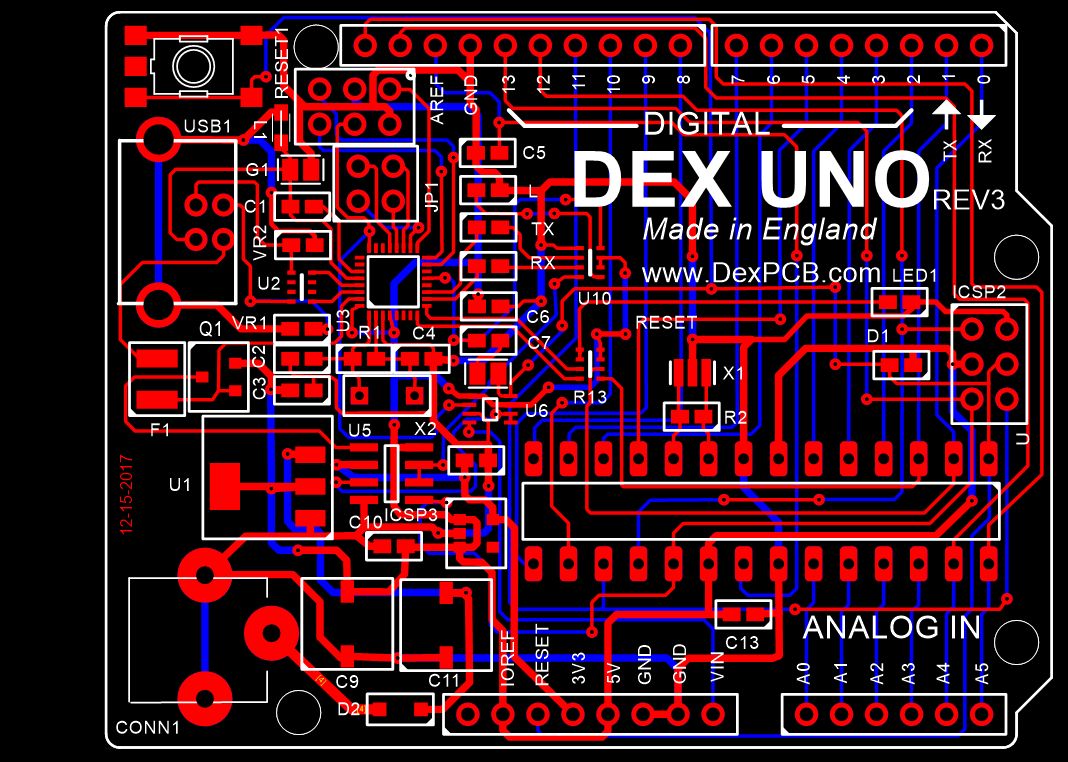 A typical PCB