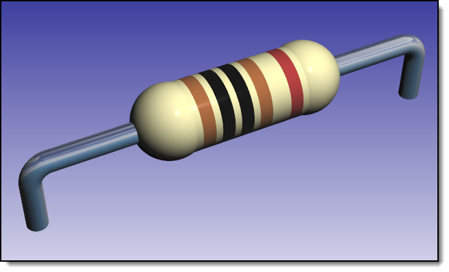 An Axial Part With Banding