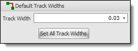 Default Track Width