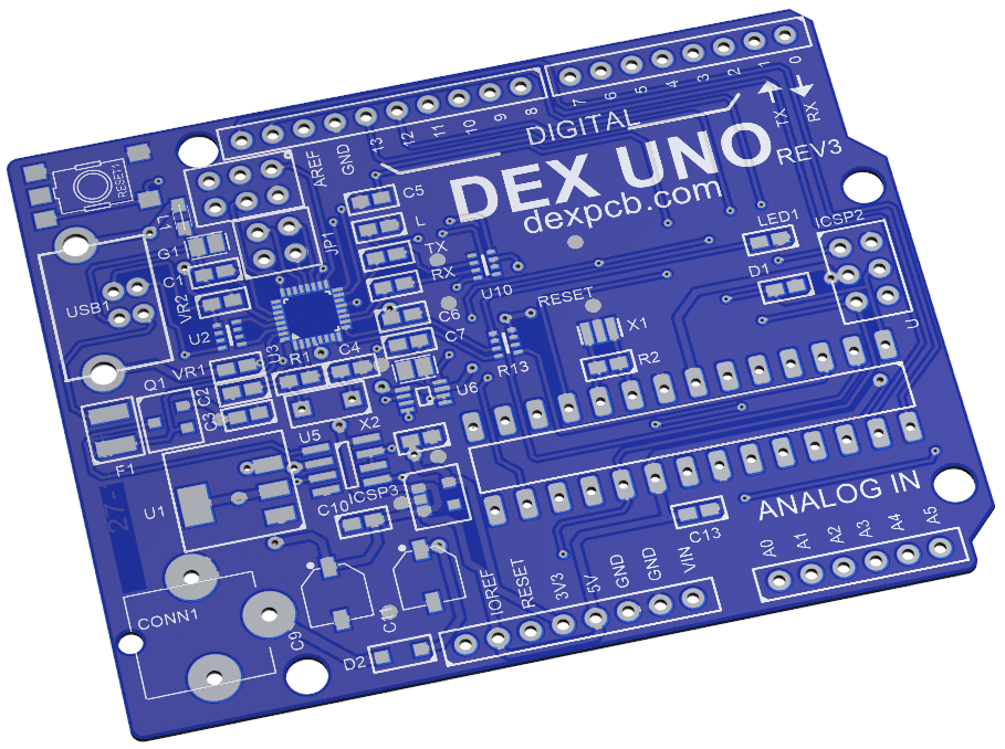 A Typical PCB with no Parts